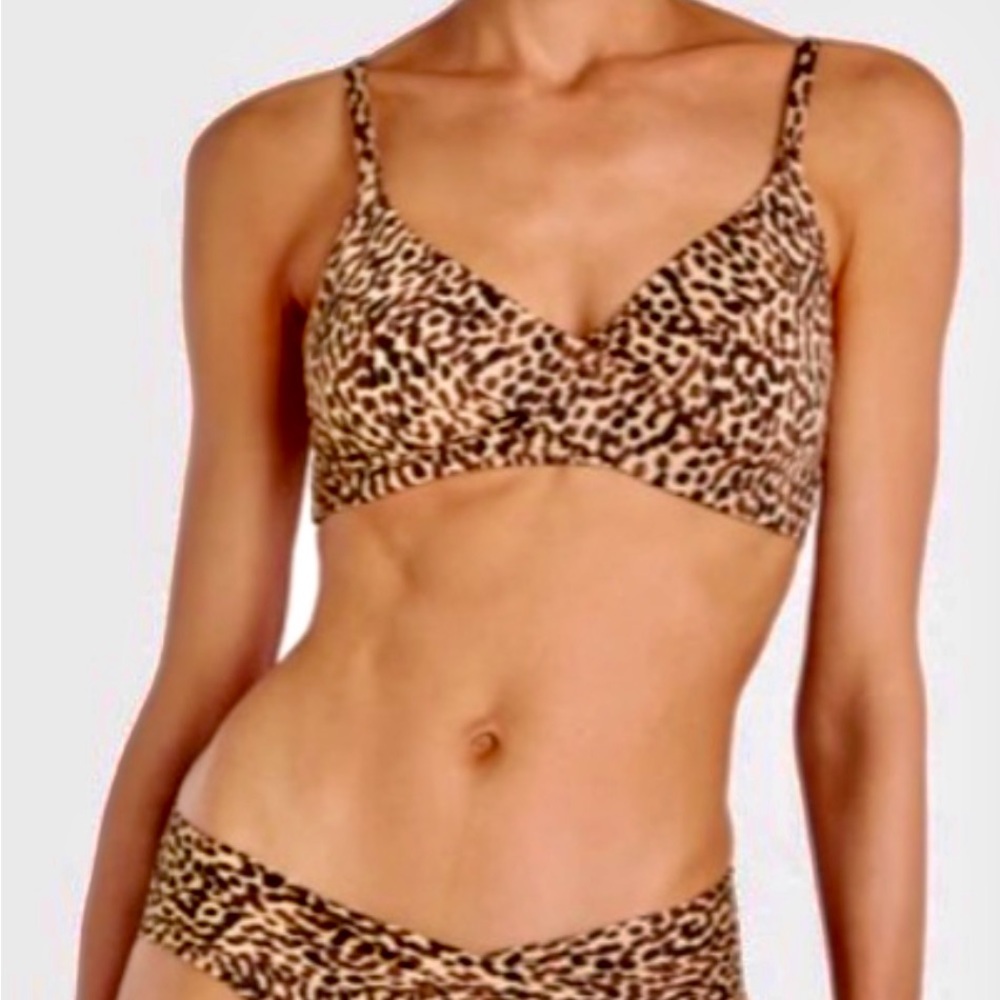 Evan Picone Leopard Print Bikini